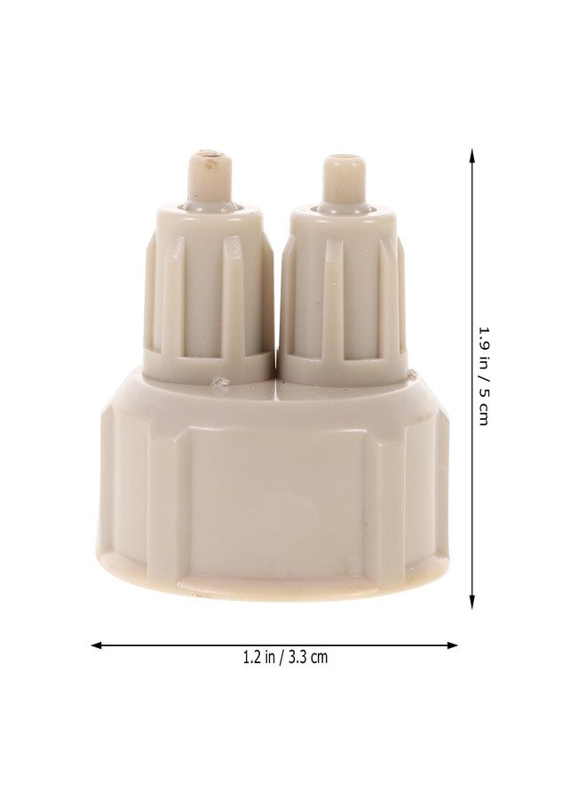 BUGUUYO 4Pcs DIY Co2 Aquarium Bottle Caps Quick Twist Plastic Reactor Caps for Air Pump Accessories Fish Tank Plant Co2 Diffuser - Image 2